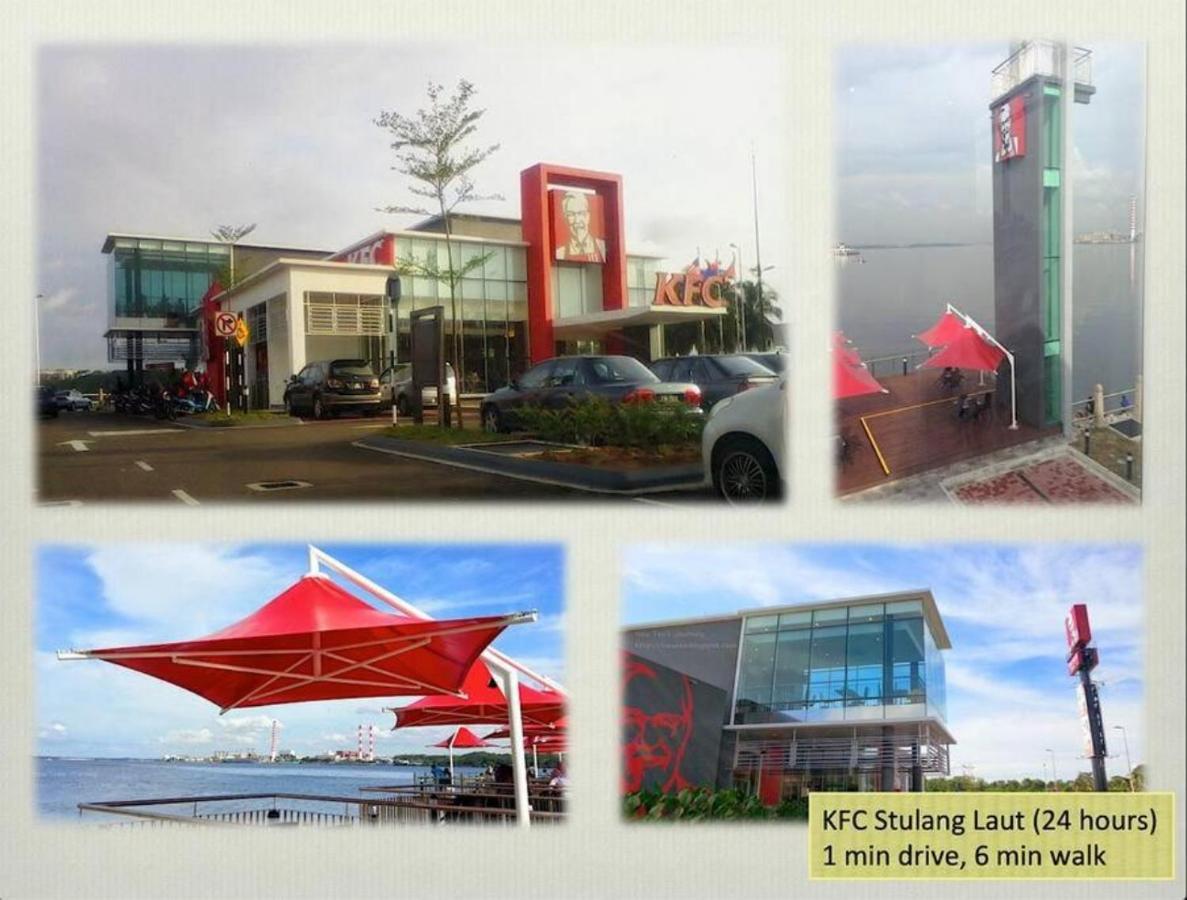 Seaview Condo Near Rf Mall, Food Court & Free Netflix 조호르 바루 외부 사진